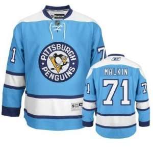   Penguins Jersey #71 Evgeni Malkin Blue Hockey Authentic Jerseys