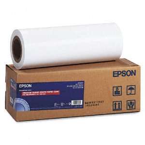  Epson  Premium Glossy Photo Paper, 16w, 100`l, White 