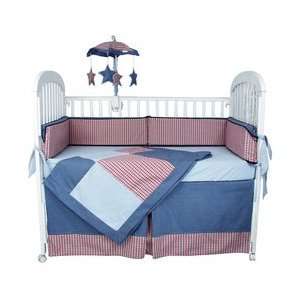 Blue Plaids 4 Piece Baby Crib Bedding Set Baby