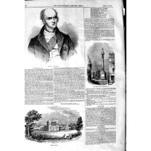  1845 EARL GREY HOWICK HALL GREY COLUMN NEWCASTLE