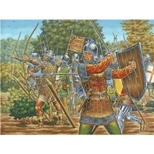  Revell 1:72 100 Years War English Foot Soldiers Model Kit 