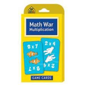  Math War Multiplication Game Cards Toys & Games