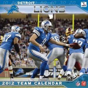  2012 DETROIT LIONS 12X12 WALL CALENDAR [Calendar]: Perfect 