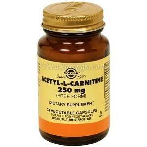  Acetyl L Carnitine 250mg   30   Veg Cap 2 Pack Health 
