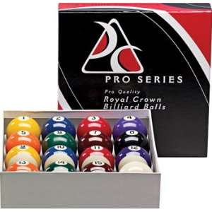   Royal Crown Regulation Billiard Balls Complete Set   Professional Pool