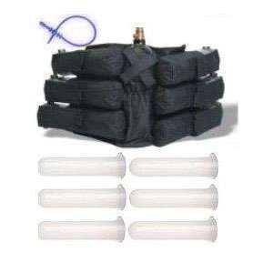 Paintball Deluxe Harness 6+1 Pack & 6 140rd Pods 