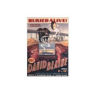  Poster Buried Alive (autographed, limited edition) by David 