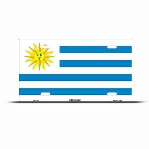 Uruguay Flag License Plate Wall Sign Tag