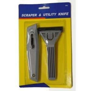  Scraper & Utlity Knife Combo Case Pack 24 