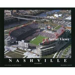   Coliseum 1995 Nashville, Tennessee, NCAA Poster Print