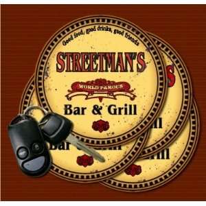    STREETMANS Family Name Bar & Grill Coasters