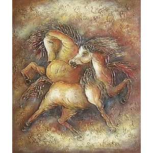 Horse Dance Oil Painting on Canvas Hand Made Replica Finest Quality 20 