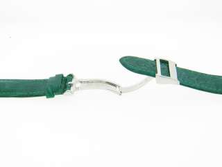   & Co. 22mm Genuine Green Crocodile Leather Watch Band Strap  