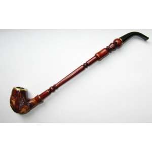 Pear Wood Extra Long 15.4 Hand Carved Churchwarden Tobacco Smoking 