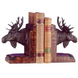  OK Casting Long Face Moose Bookends