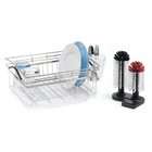Polder KTH 200 Compact Dish Rack with Glass Washer, Stainless Steel