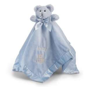  Personalized Blue Abc Bear Blankie Gift Baby