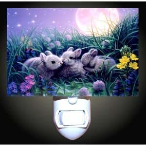  Moonlit Bunnies Decorative Night Light