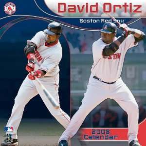 David Ortiz Boston Red Sox 2008 Wall Calendar  Sports 