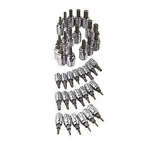 39 pc. Vortex Bit Socket Set, 1/4 and 3/8 in. Drive  GearWrench Tools 