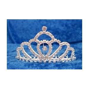   Tiara Hair Comb with Crystal in the Middle AMTM 1107 