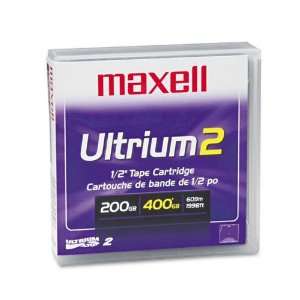Maxell  Tape LTO Ultrium 2 200GB/400GB    Sold as 2 Packs of   1 
