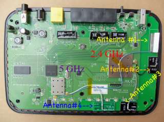 7dBi Antenna Mod Kit for Netgear N600 WNDR3400 Dual Band V.1 & V.2 