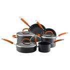 Rachael Ray RR Racheal Ray 10pc Non Stick Cookware Hard Anodized 