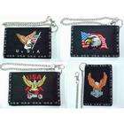 DDI Embroidered Biker Wallet w/ Chain(Pack of 144)