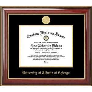  University of Illinois at Chicago Flames   Gold Medallion 