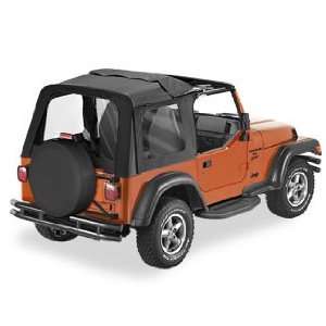   Soft Top BLACK DIAMOND For 2003 06 Jeep Wrangler  Doors Not included
