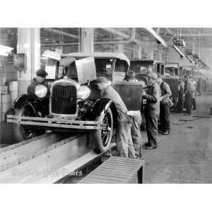  Auto Workers at A Ford Plant   1927