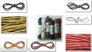 Deck Shoe replacement Leather lace kit Laces & Needle  