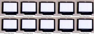 10 Replacement Screen Lens for GameBoy Advance SP logo  