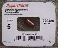 Hypertherm Powermax 30 Nozzles 220480  