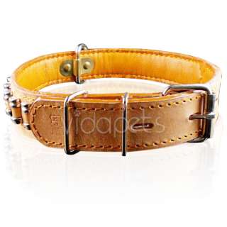20 26 Real Leather Heavy Duty Dog Collar Large L  