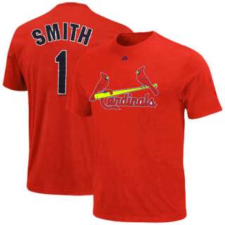   Cardinals #1 Cooperstown Collection Player T Shirt   Red 