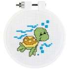 Janlynn Turtle Mini Counted Cross Stitch Kit