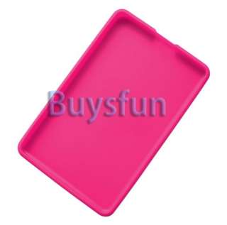 Hot pink Silicone CASE COVER SKIN NEW FOR  Kindle Fire 7 Tablet 