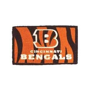 Welcome Mat Bleached Cincinnati Bengals