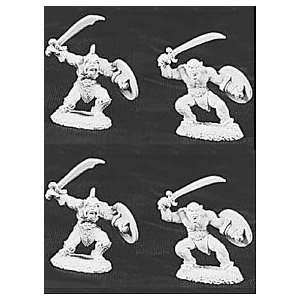  Orc Warriors (4) (OOP) Toys & Games