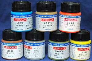 LIFECOLOR Acrylic Paints, 22ml Huge Range of Colours.  