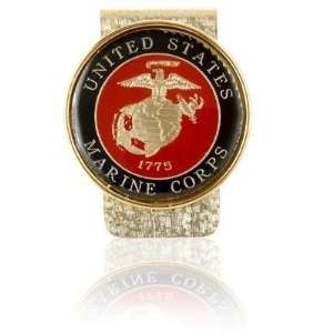    Marine Corp Commemorative Medallion Coin Money clip: Jewelry
