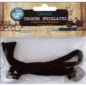  Vintage Collection Nylon Choker Stretchy 1/Pkg Black 