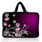 Flowers 15 Laptop Sleeve Bag Case + Hidden Handle For 15.6 dell 