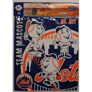   Collectibles MLB Mascot 3 Piece Magnetic Sheet   Mets: Sports