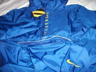 NIKE LIVESTRONG DRI FIT RUNNING LIGTH W /JACKET SIZE 2XL XL or L MENS 