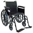 DRIVE SSP218DDA ELR Silver Sport 2 Folding Wheelchair