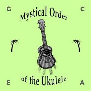  Mystical Order of the Ukulele Round Sticker Everything 