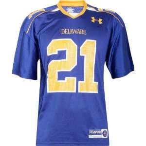   No. 21  Blue Under Armour Replica Football Jersey: Sports & Outdoors